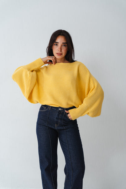 Yellow Flutterfly pullover