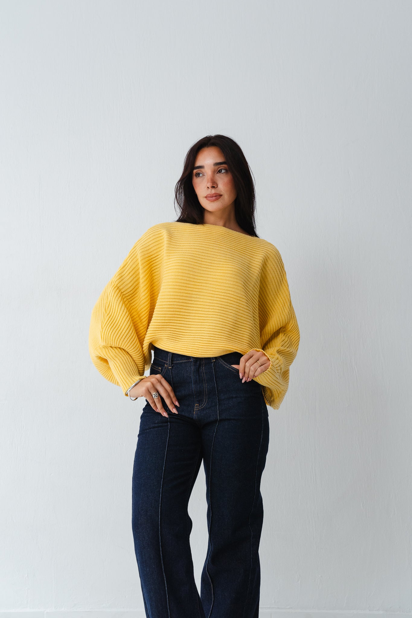 Yellow Flutterfly pullover