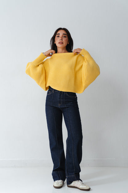 Yellow Flutterfly pullover