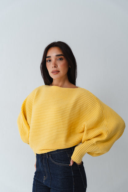 Yellow Flutterfly pullover