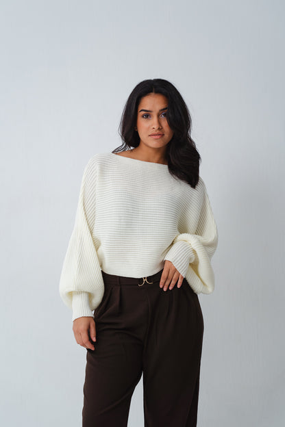 Off white Flutterfly pullover