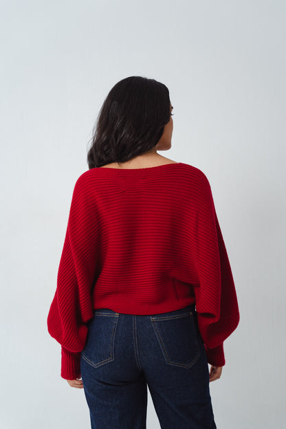 Red Flutterfly pullover