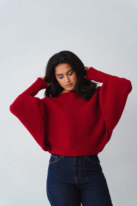 Red Flutterfly pullover