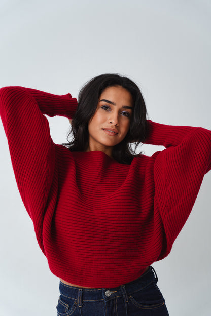 Red Flutterfly pullover