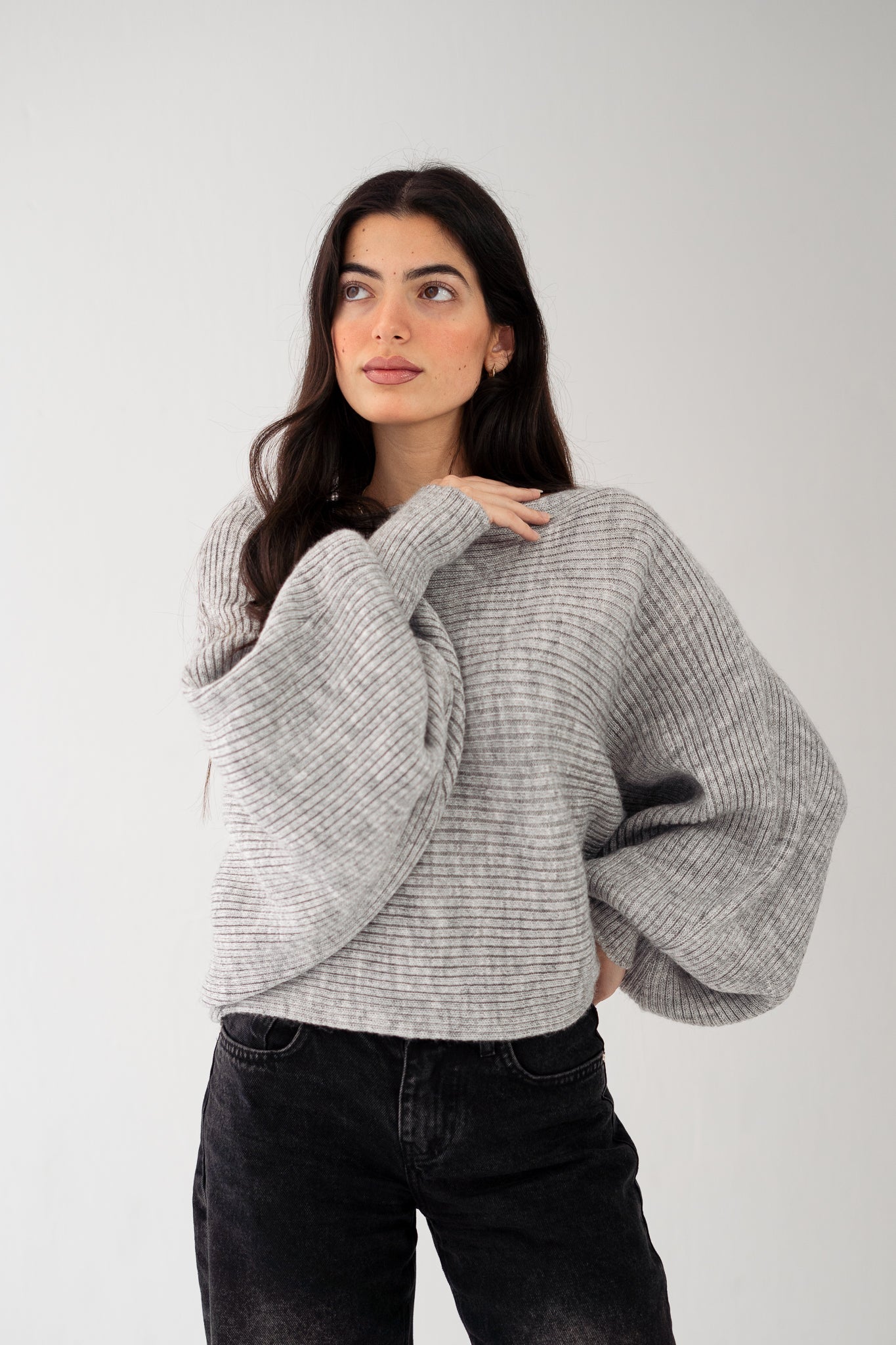 Grey Flutterfly pullover