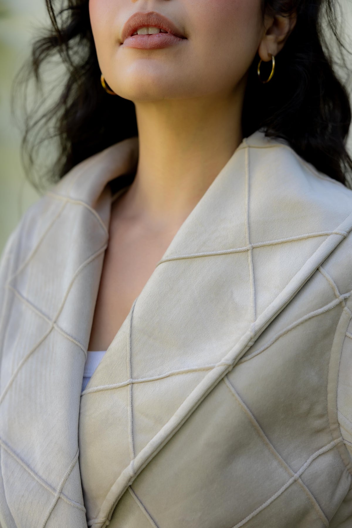 Harper Wrap Beige Jacket