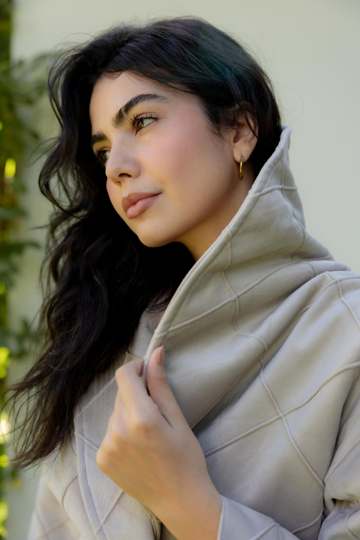 Harper Wrap Beige Jacket