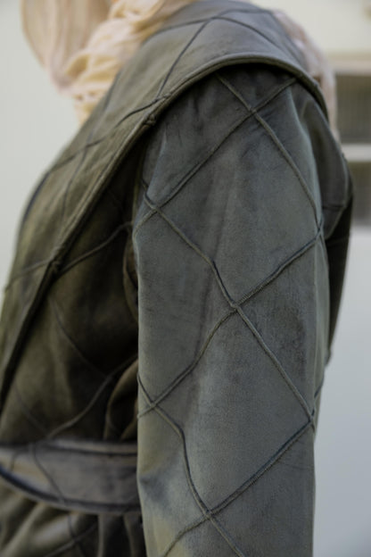 Harper Wrap Olive Jacket
