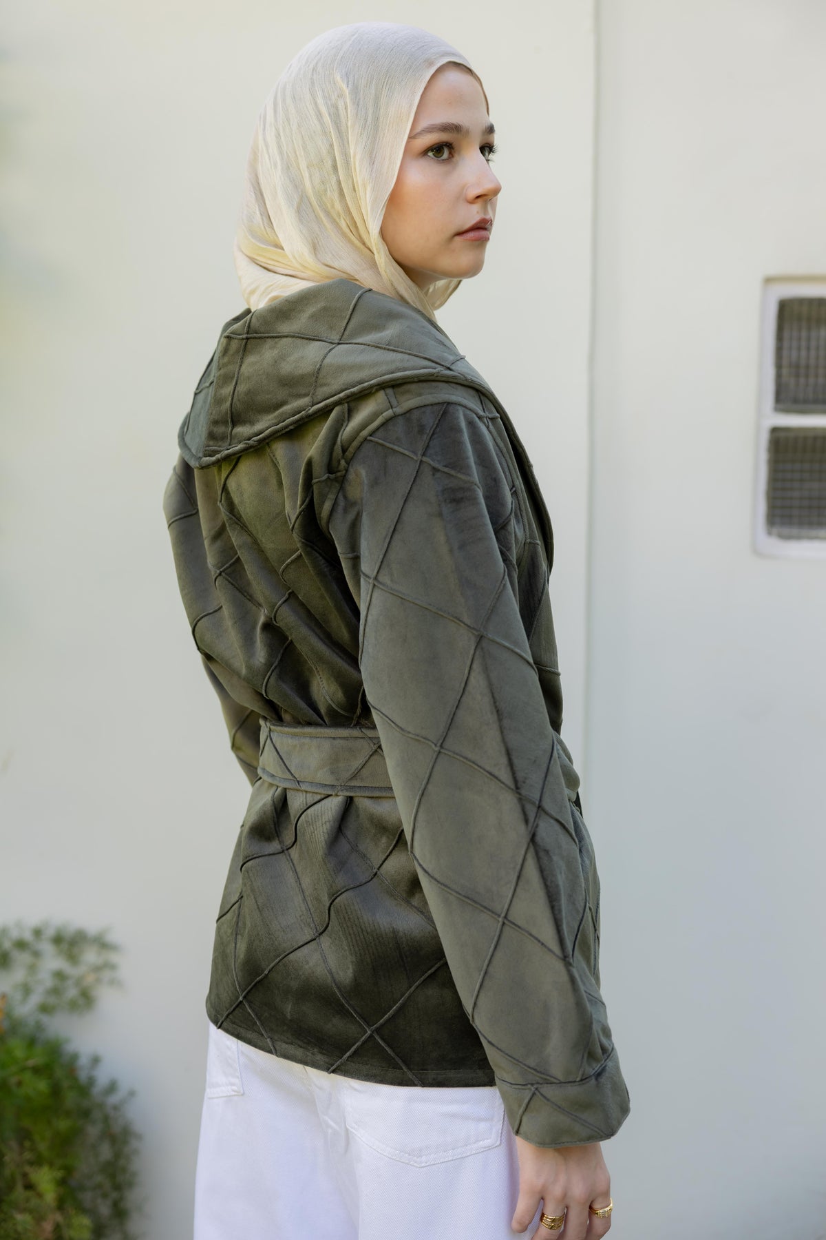 Harper Wrap Olive Jacket