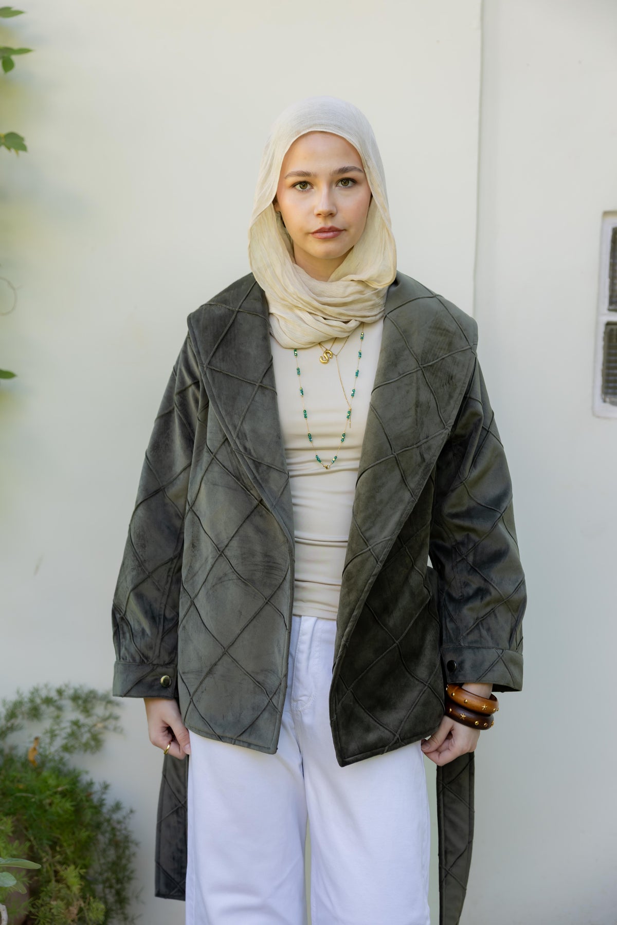 Harper Wrap Olive Jacket