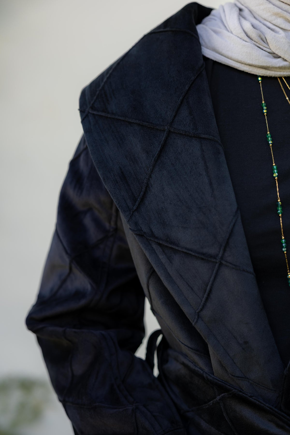 Harper Wrap Black Jacket