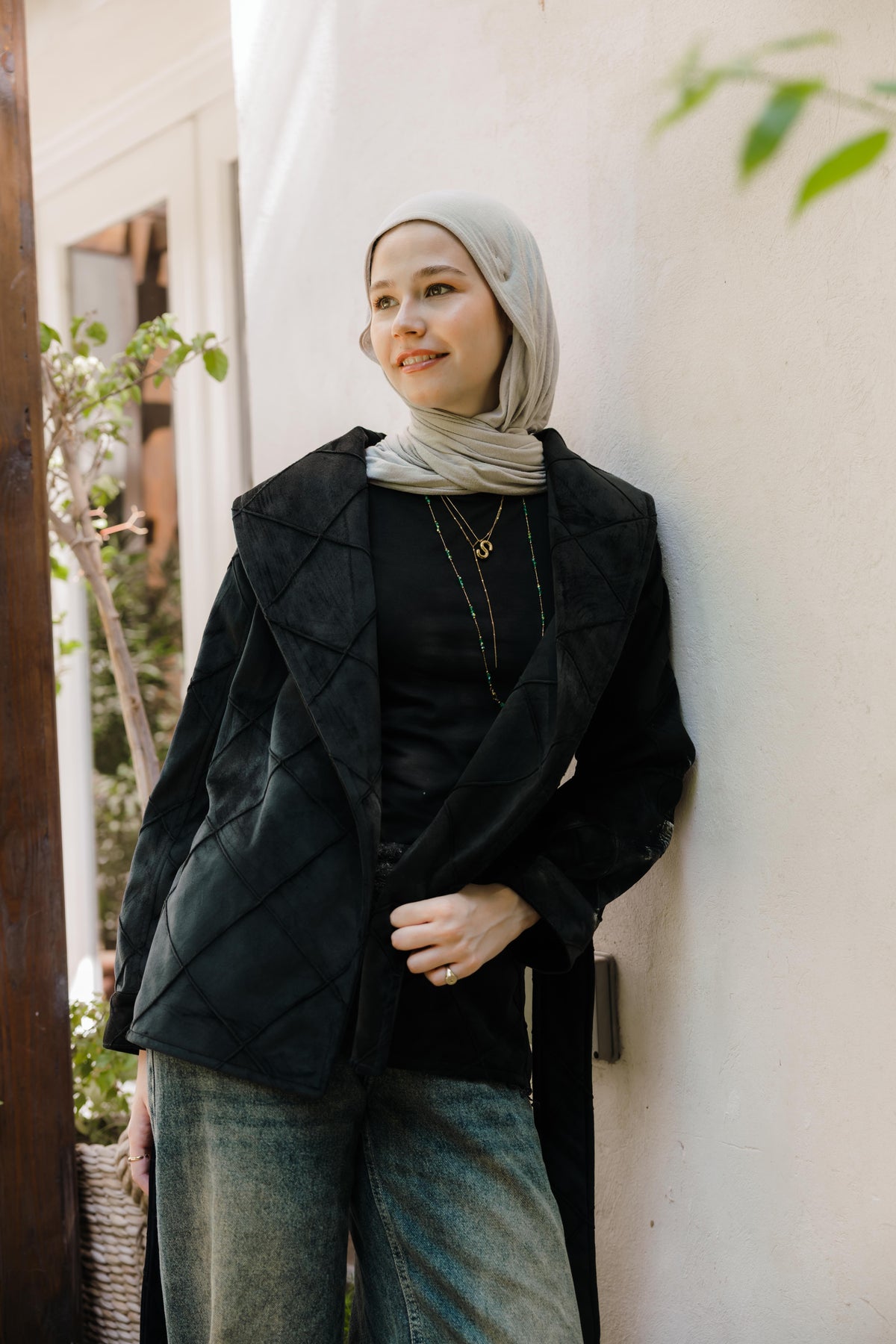 Harper Wrap Black Jacket