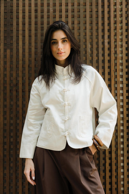 Japanese White Denim Jacket