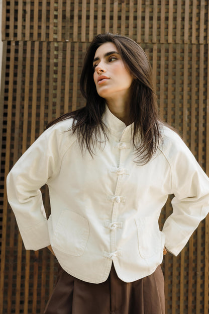 Japanese White Denim Jacket
