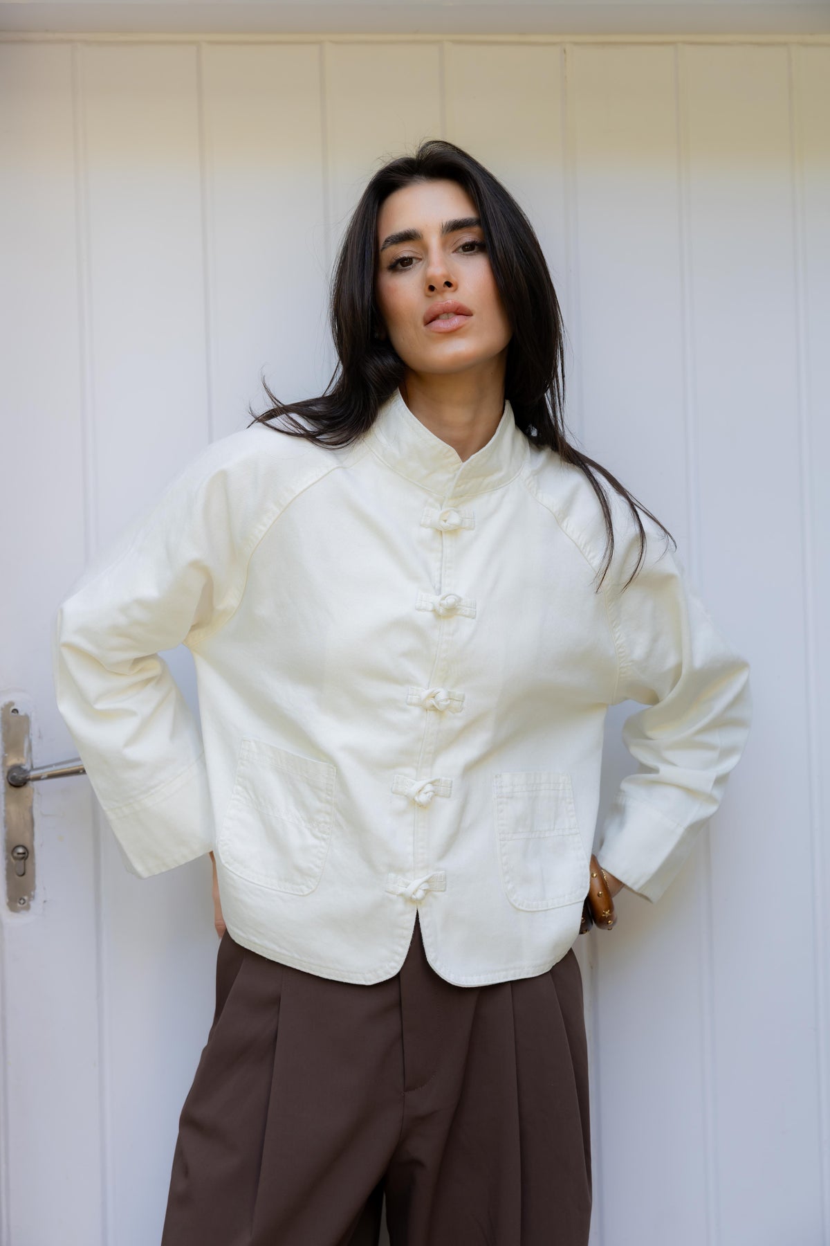 Japanese White Denim Jacket