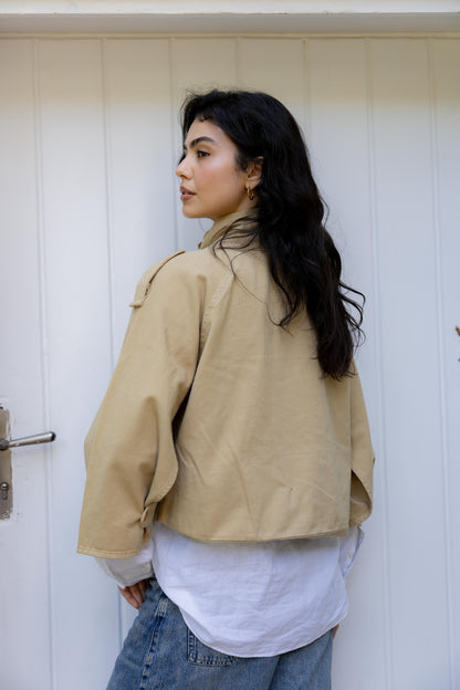Dune Cape Camel Trench Jacket