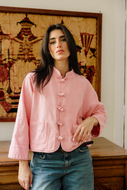 Japanese Pink Denim Jacket
