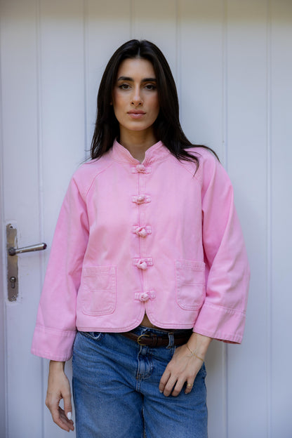 Japanese Pink Denim Jacket