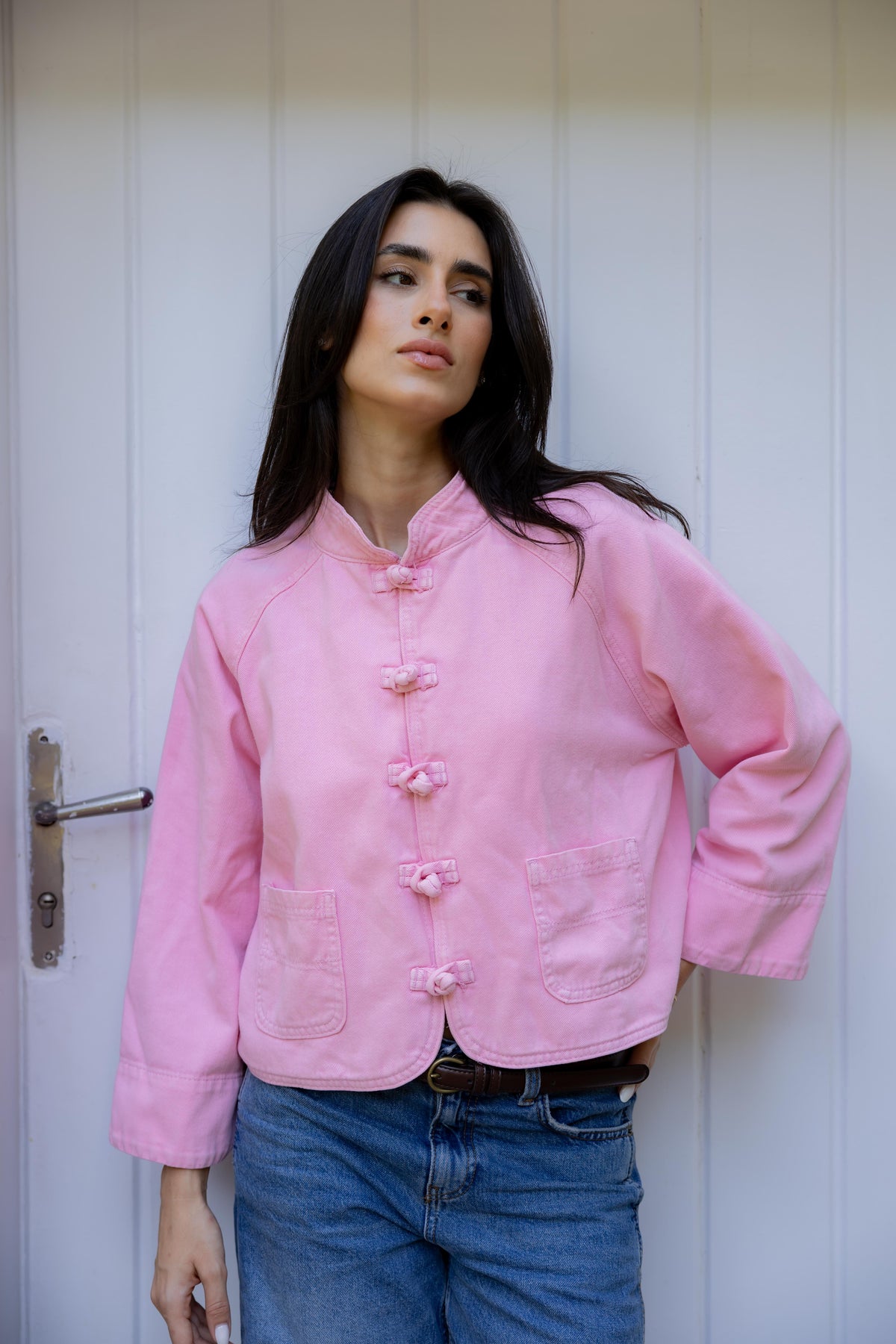 Japanese Pink Denim Jacket