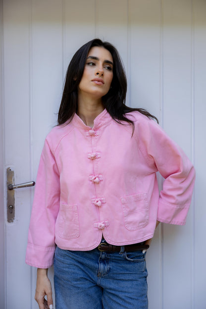 Japanese Pink Denim Jacket