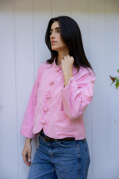 Japanese Pink Denim Jacket