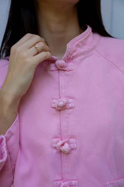 Japanese Pink Denim Jacket