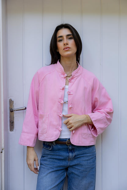 Japanese Pink Denim Jacket