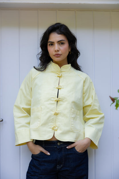 Japanese Butter yellow Denim Jacket