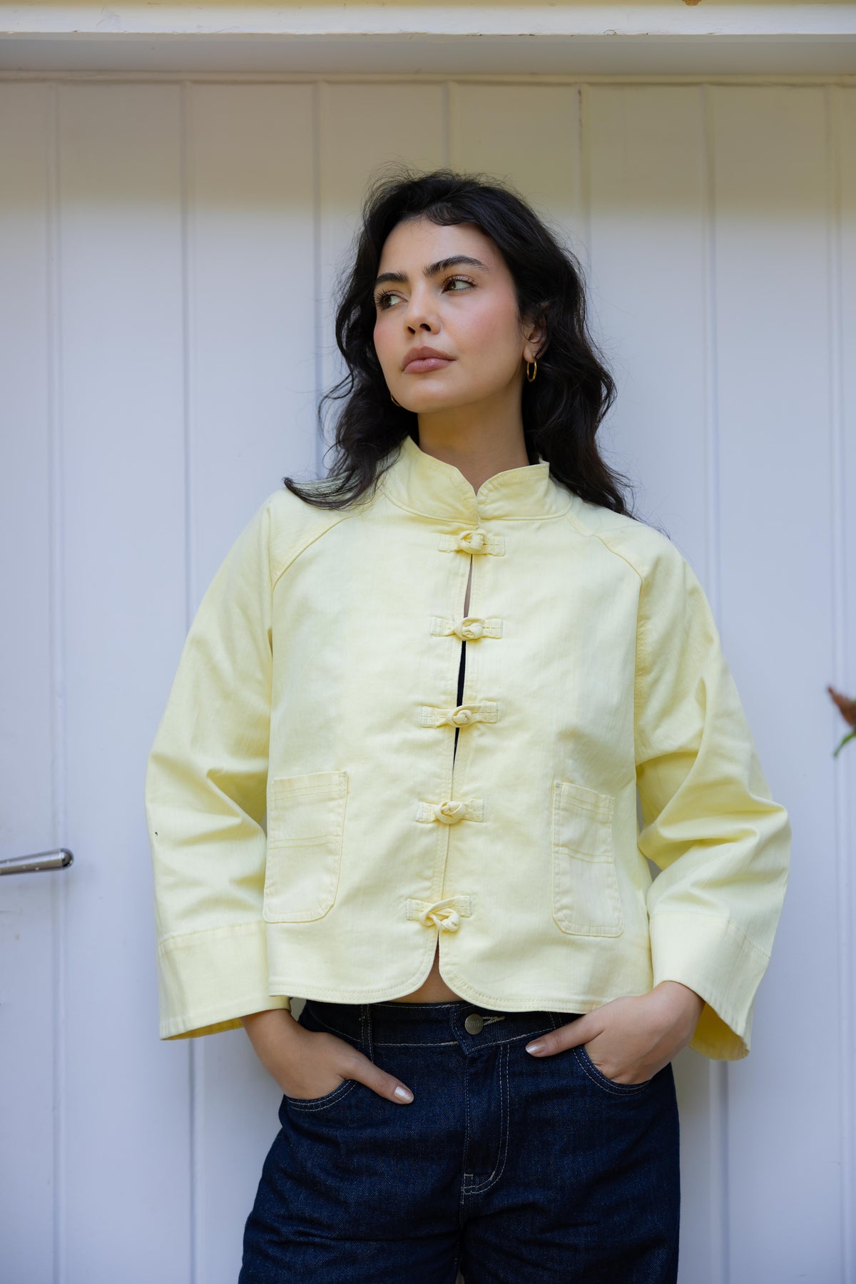 Japanese Butter yellow Denim Jacket