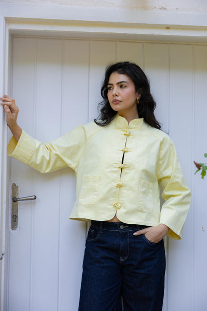 Japanese Butter yellow Denim Jacket