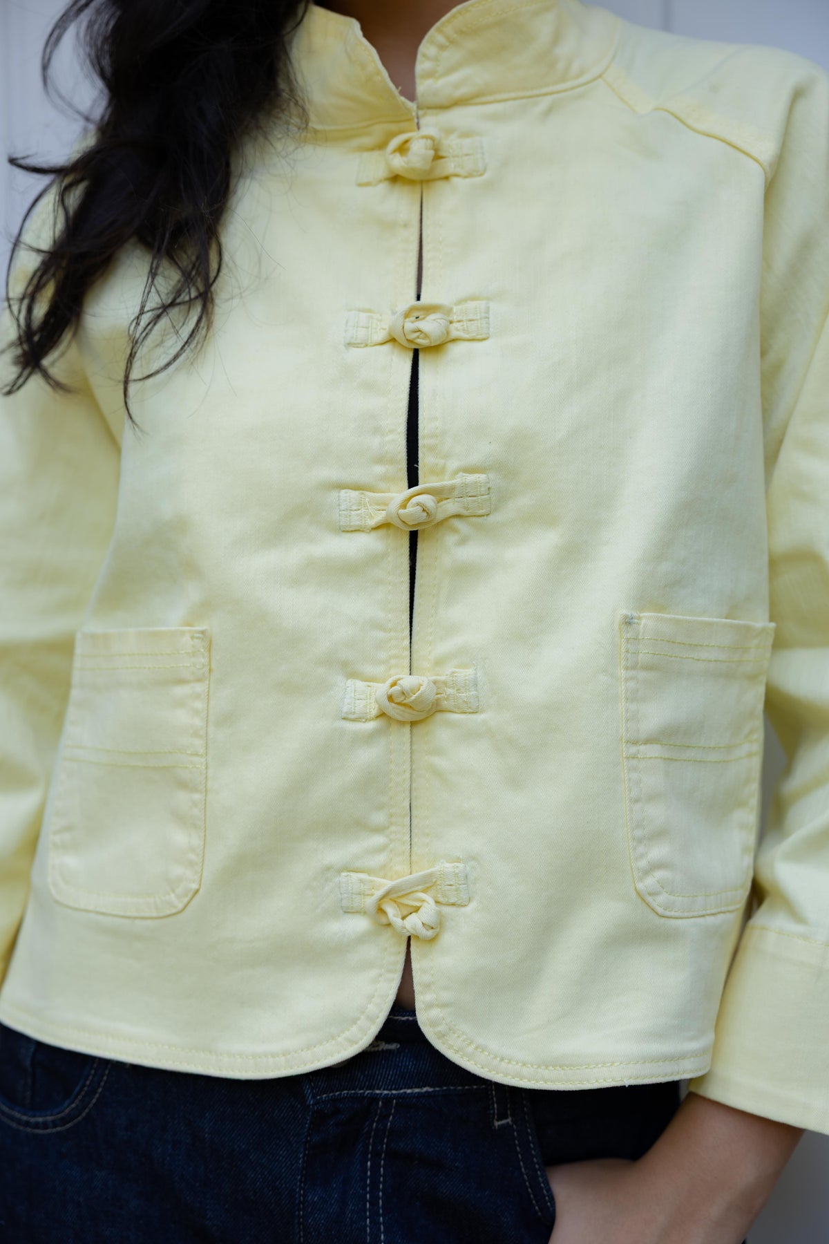 Japanese Butter yellow Denim Jacket