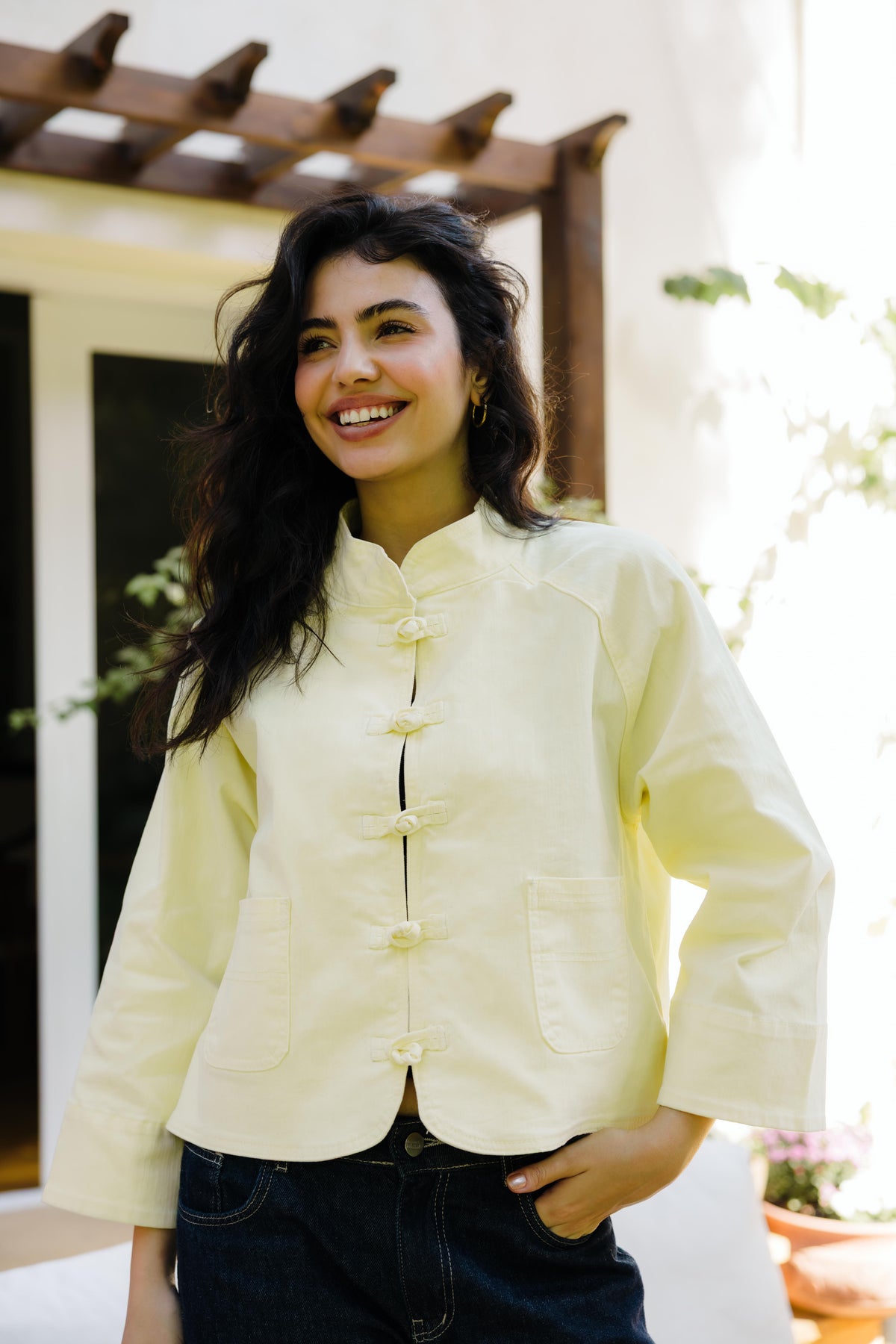 Japanese Butter yellow Denim Jacket