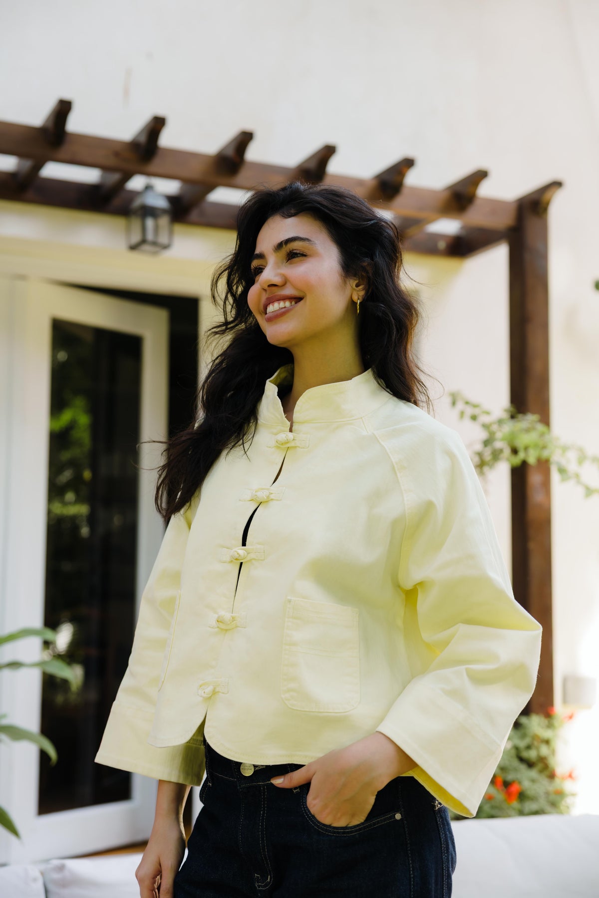 Japanese Butter yellow Denim Jacket