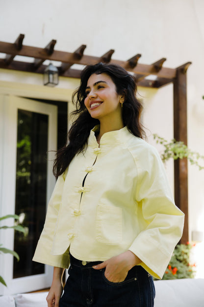 Japanese Butter yellow Denim Jacket