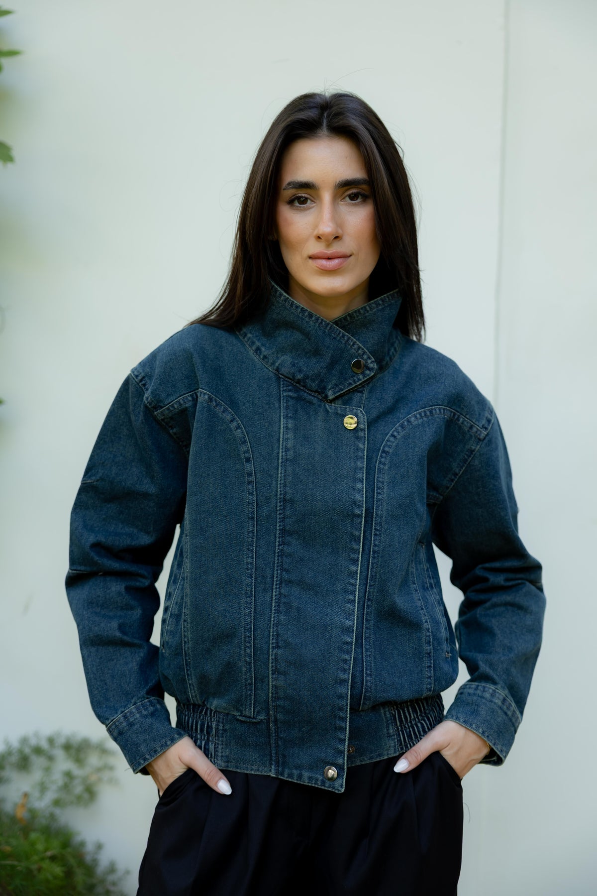 Halo Washed Blue Denim Jacket