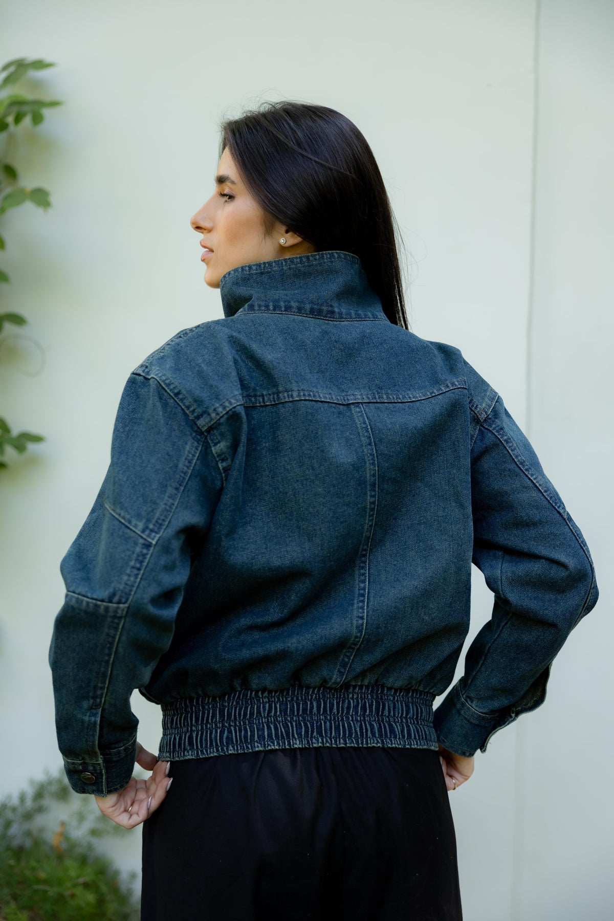 Halo Washed Blue Denim Jacket