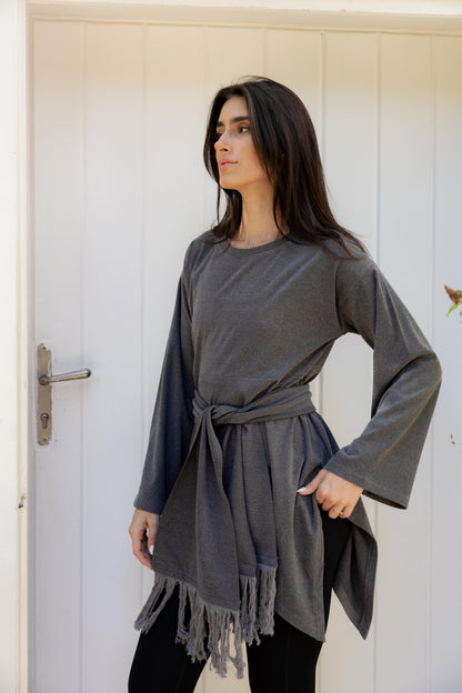 The Fringes Asymmetric Gray Top