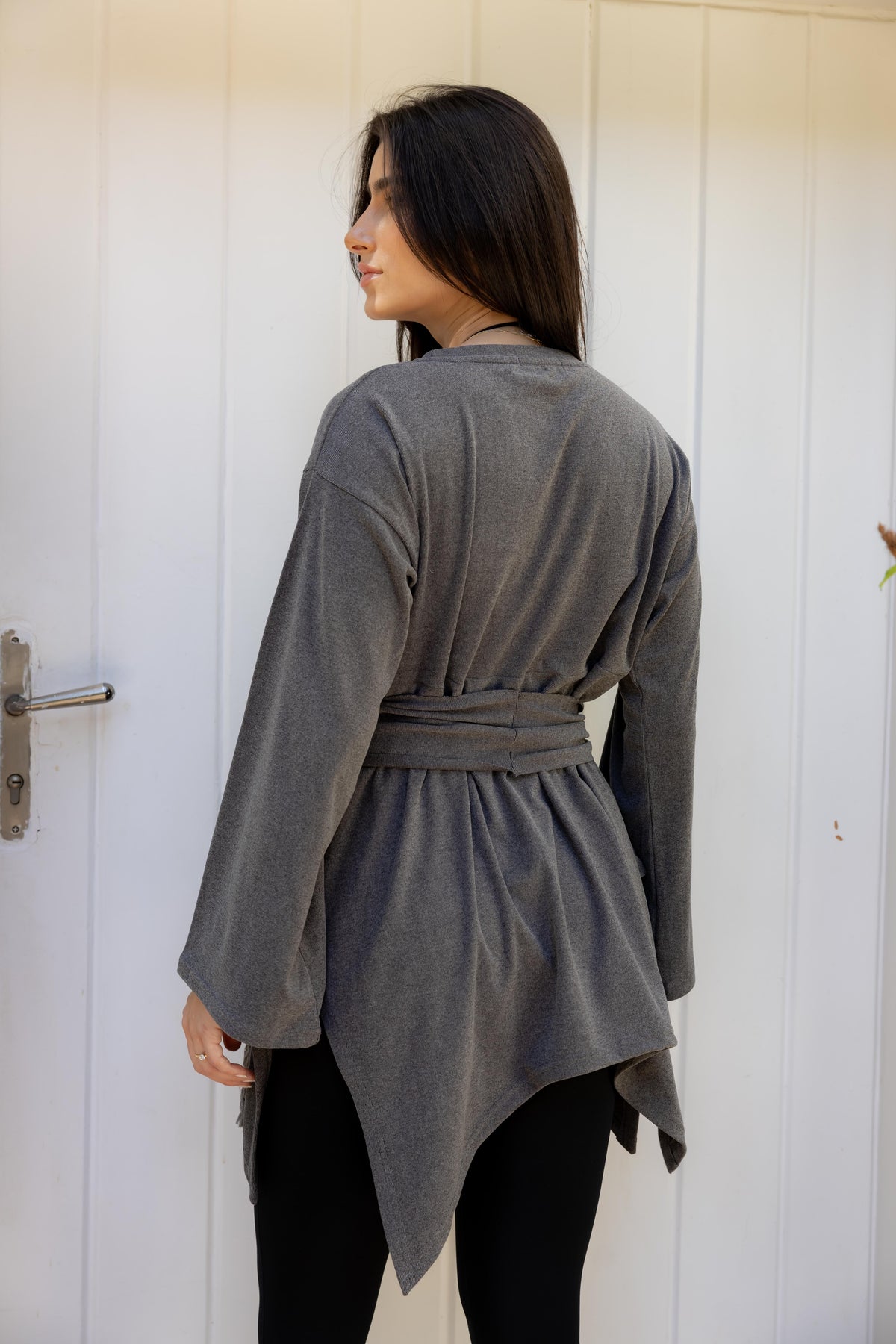 The Fringes Asymmetric Gray Top