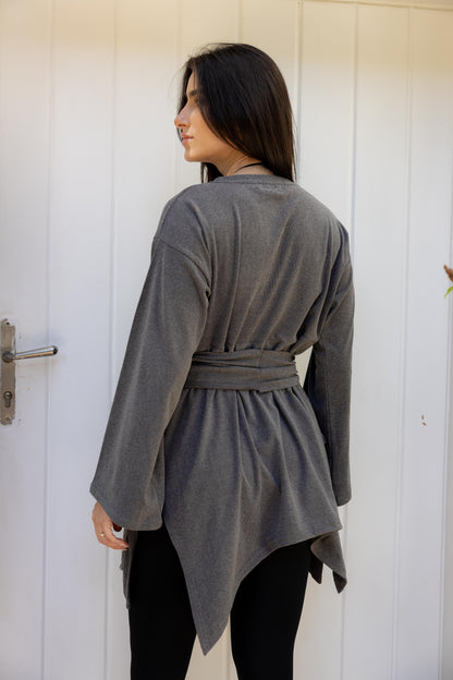 The Fringes Asymmetric Gray Top