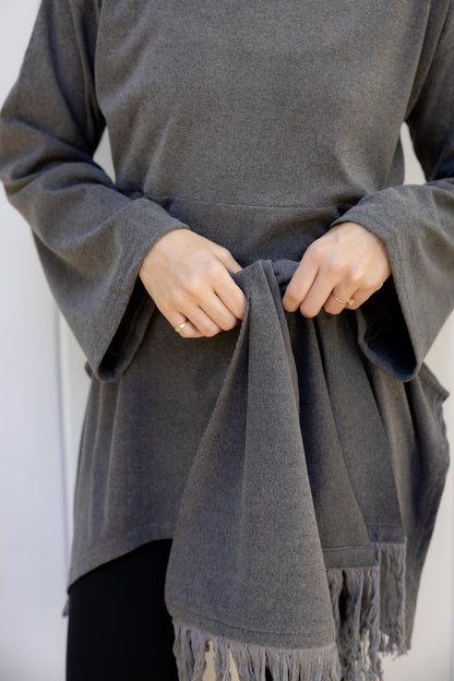 The Fringes Asymmetric Gray Top