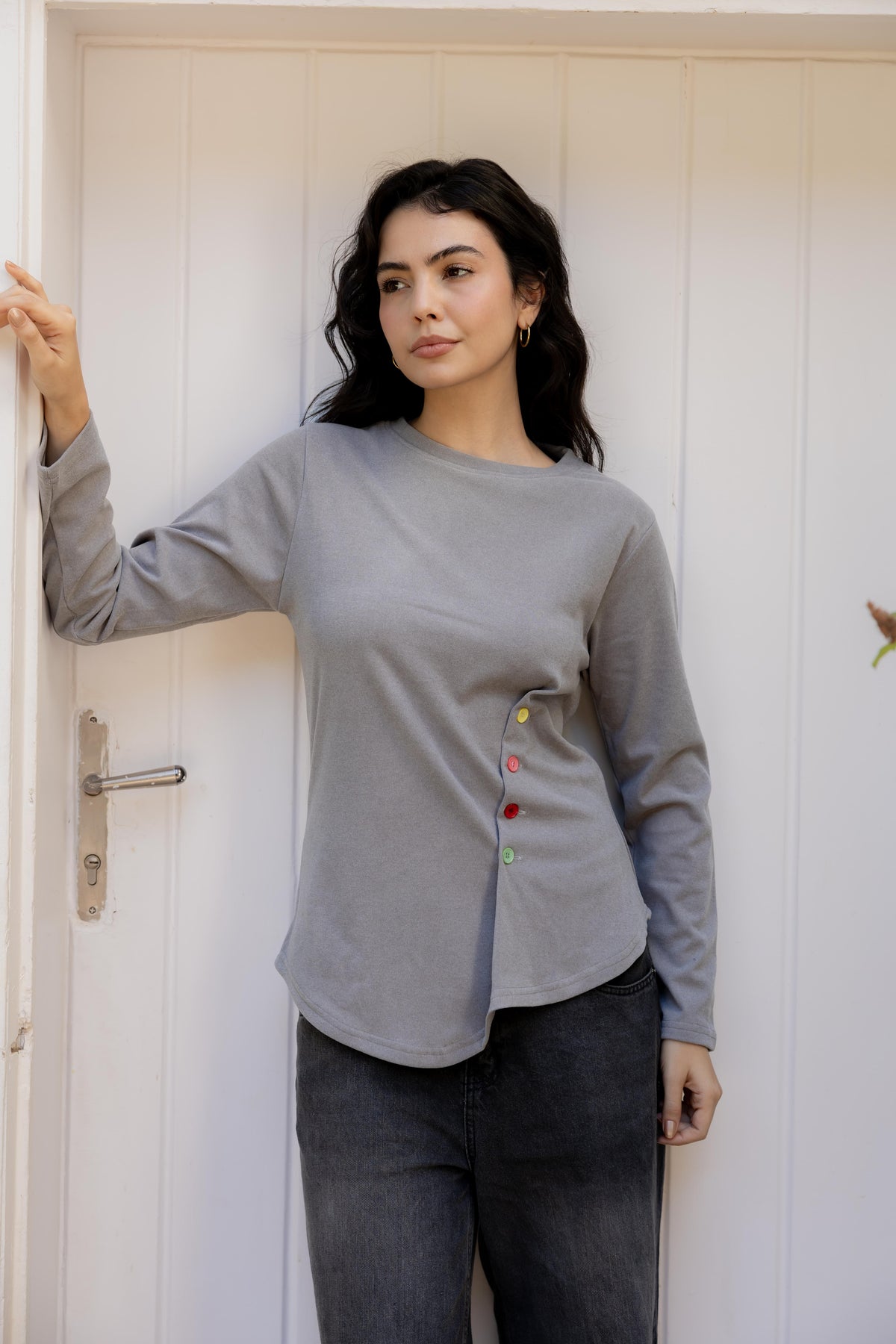 ColorPlay Gray Top