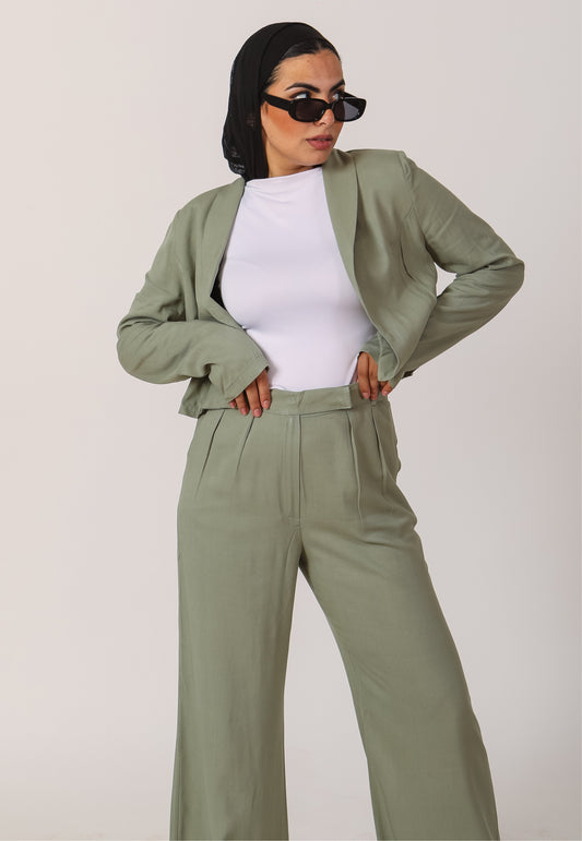 Mint Linen Suit